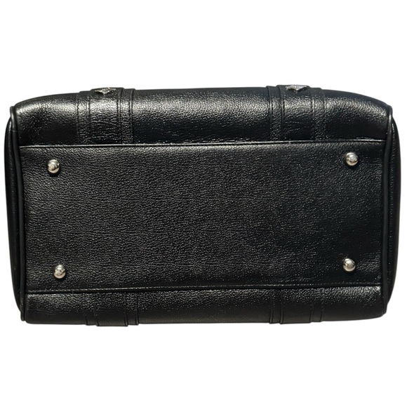 MCM Black Leather Satchel - Picture 7 of 10